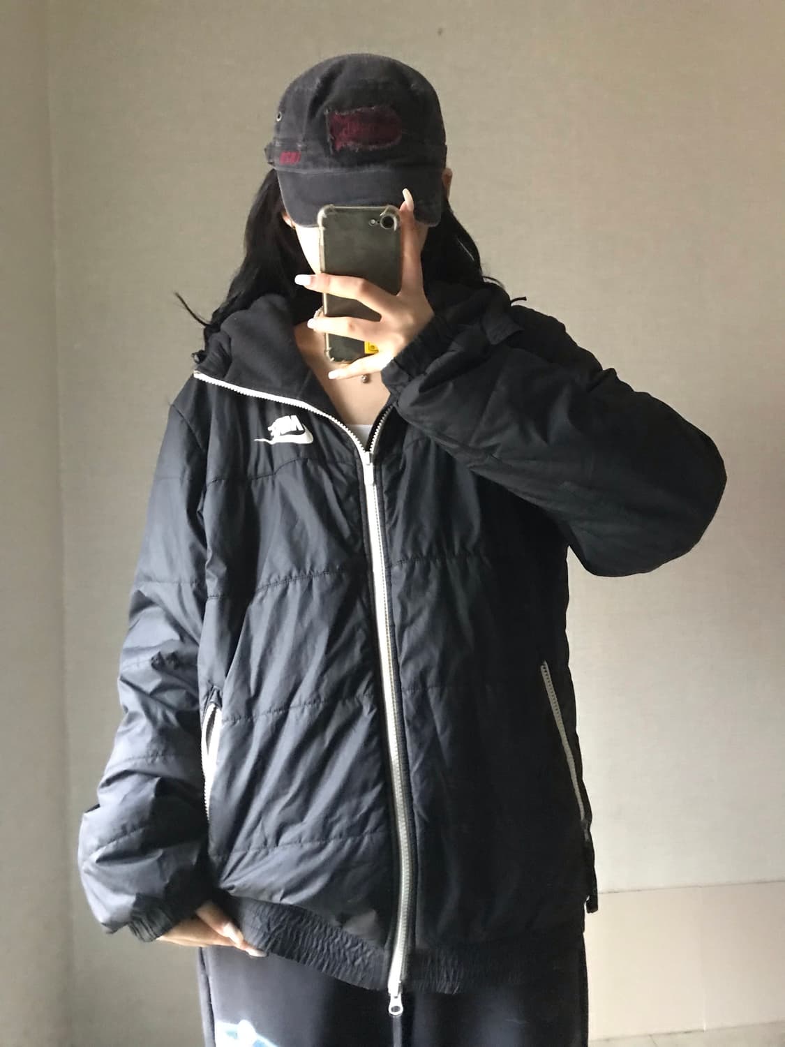 나이키 블랙 패딩 상품이미지3