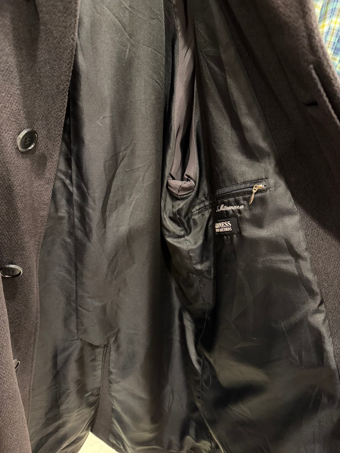 Guinness 빈티지 앙고라 맥코트 하프 코트 상품이미지4