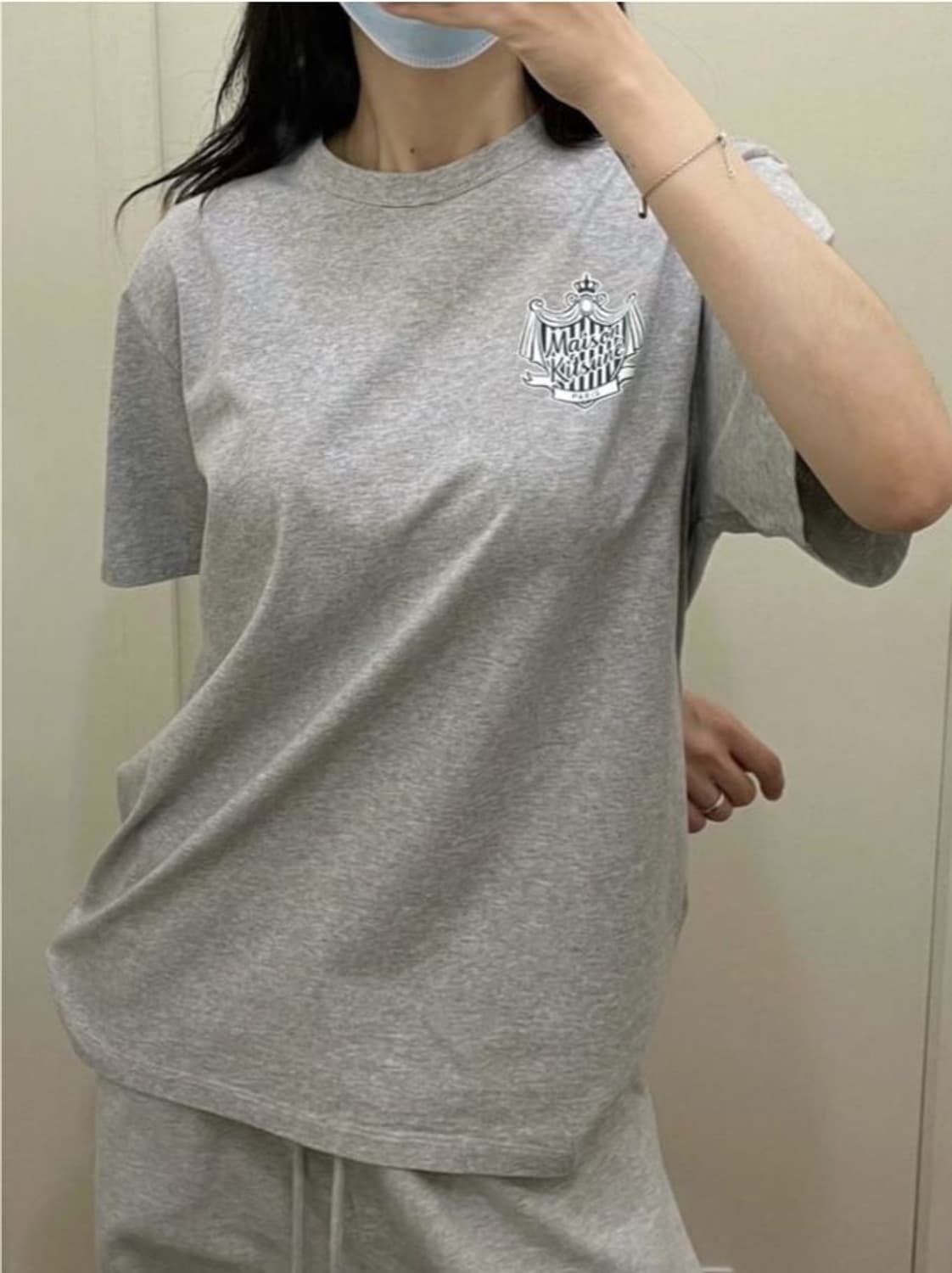 메종키츠네 크레스트 레귤러핏 반팔 티셔츠 UNISEX 상품이미지1