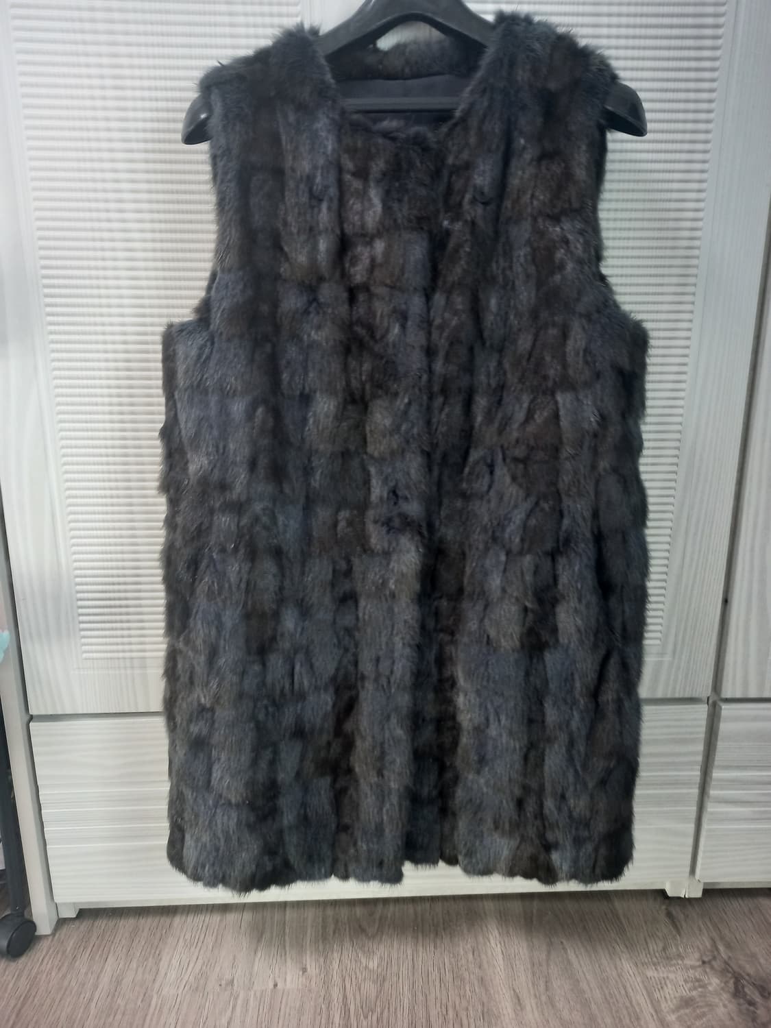 아놀드바시니   리얼 머스카렛+렉스  털  베스트_95사이즈 상품이미지2