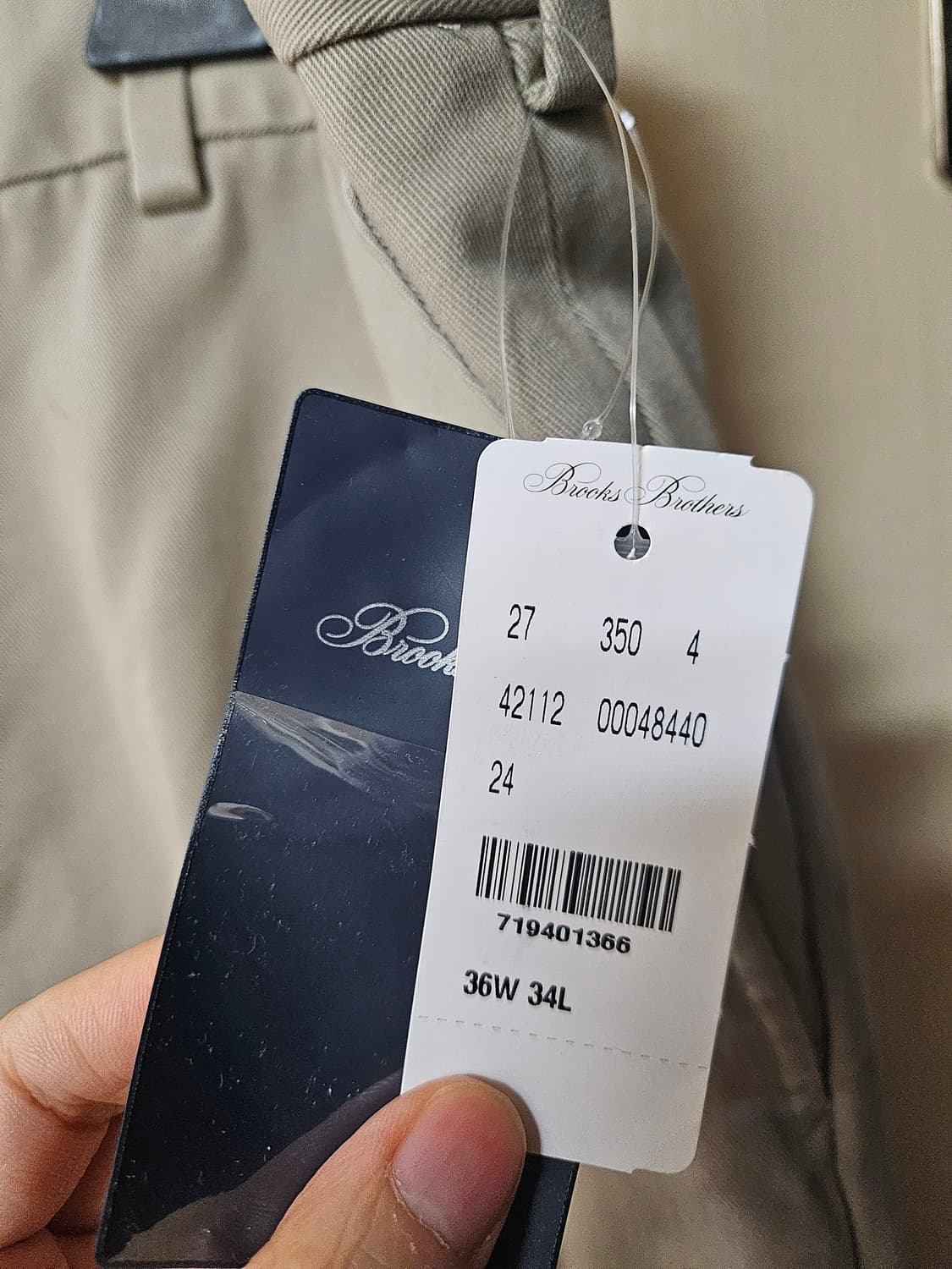 브룩스브라더스 베이지 치노팬츠 36 상품이미지3