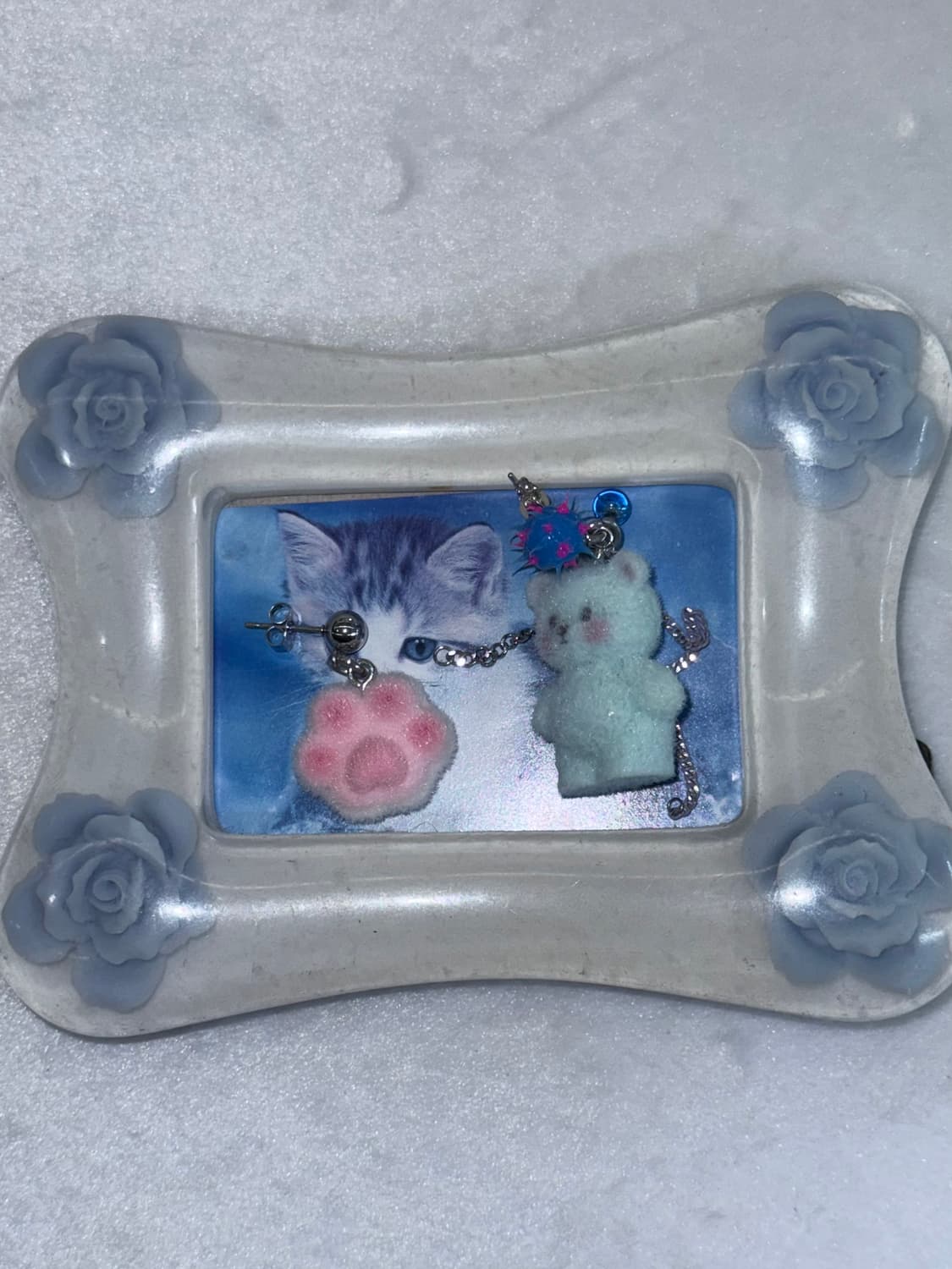 blue bear earring by PJM 상품이미지2