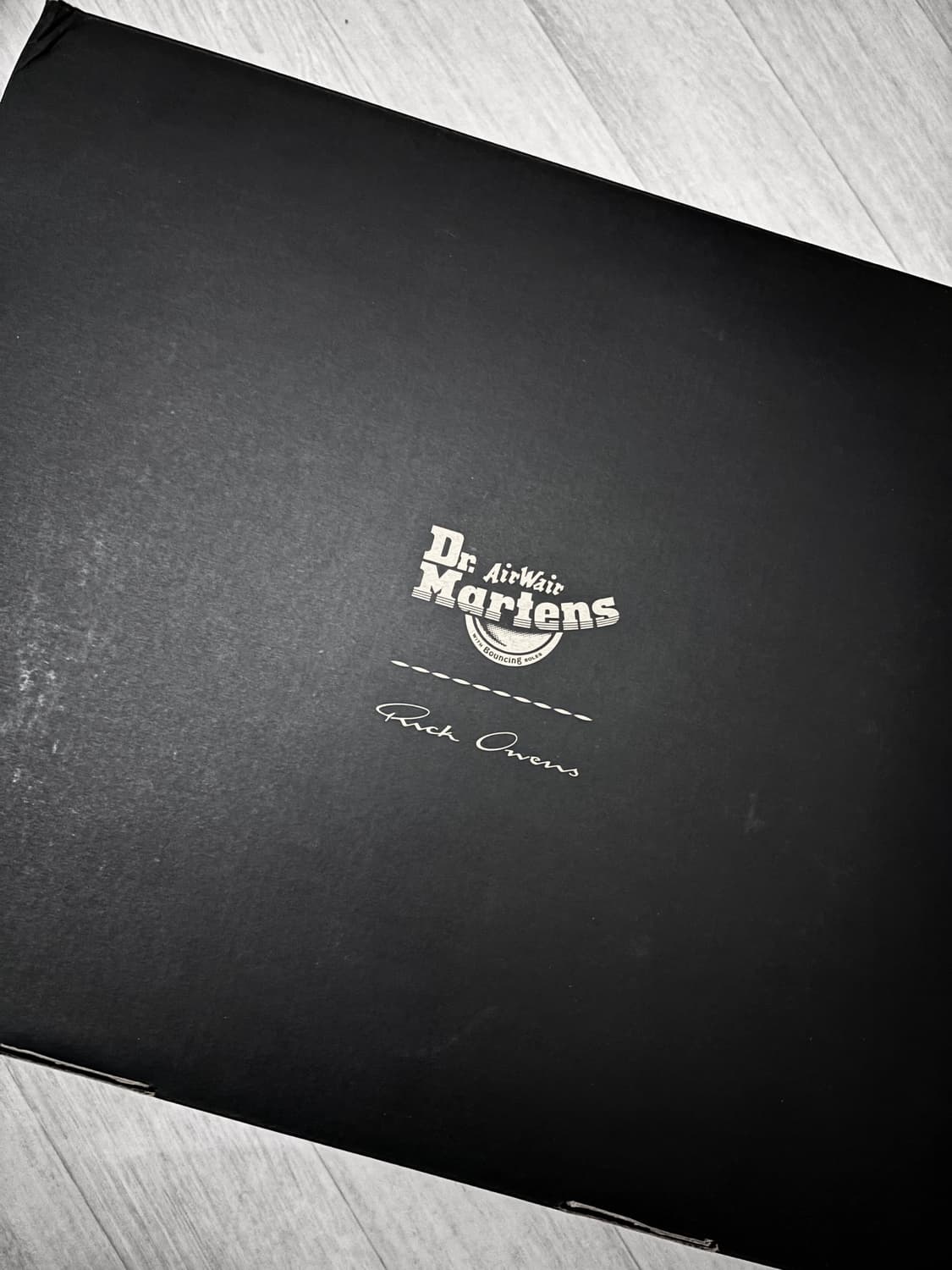 닥터마틴 x 릭 오웬스 쿼드 솔 스틸 토 부츠 블랙 280(UK9) 상품이미지2