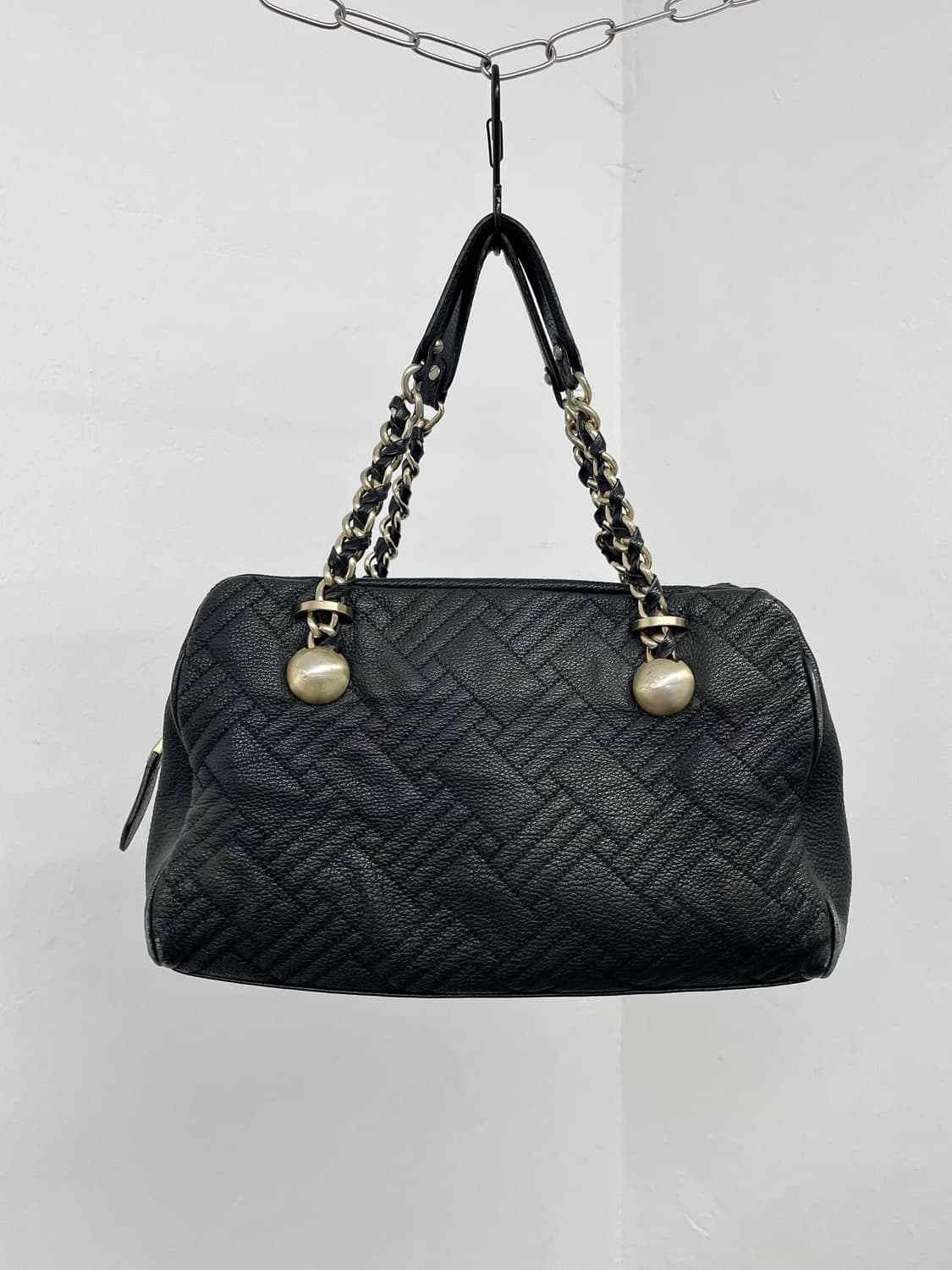 발렌시아가 00s 퀼팅 체인 보스톤백 상품이미지1