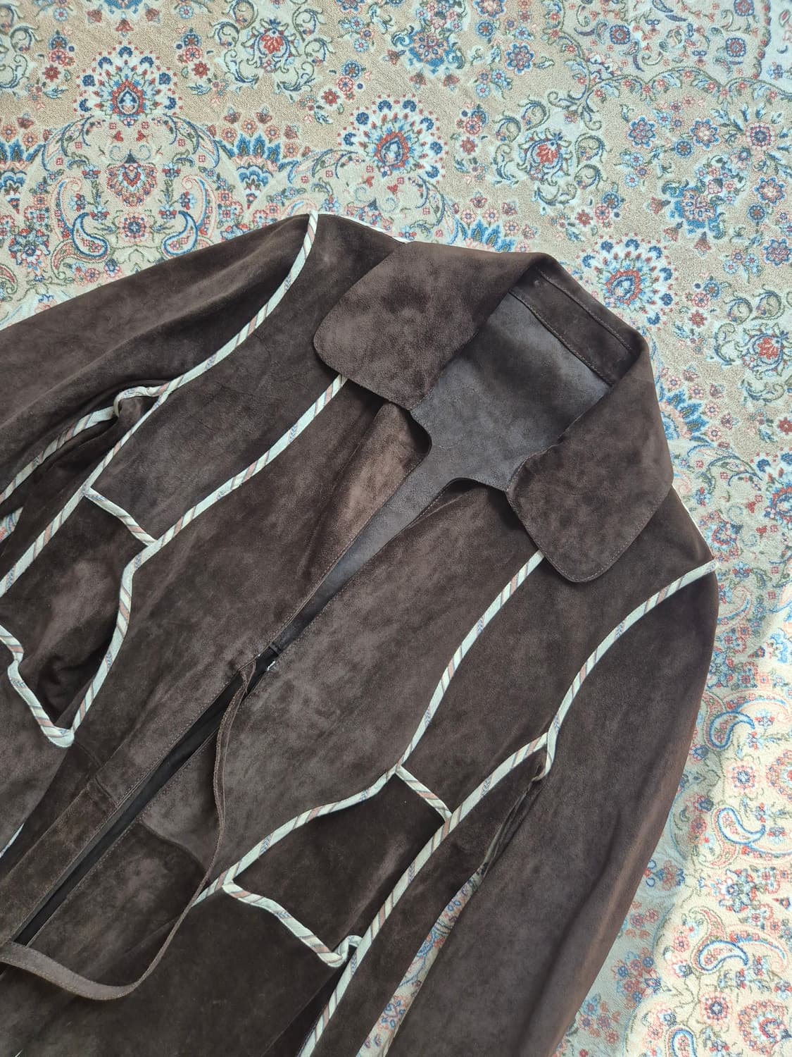 마르니 스웨이드 로브 코트 상품이미지2