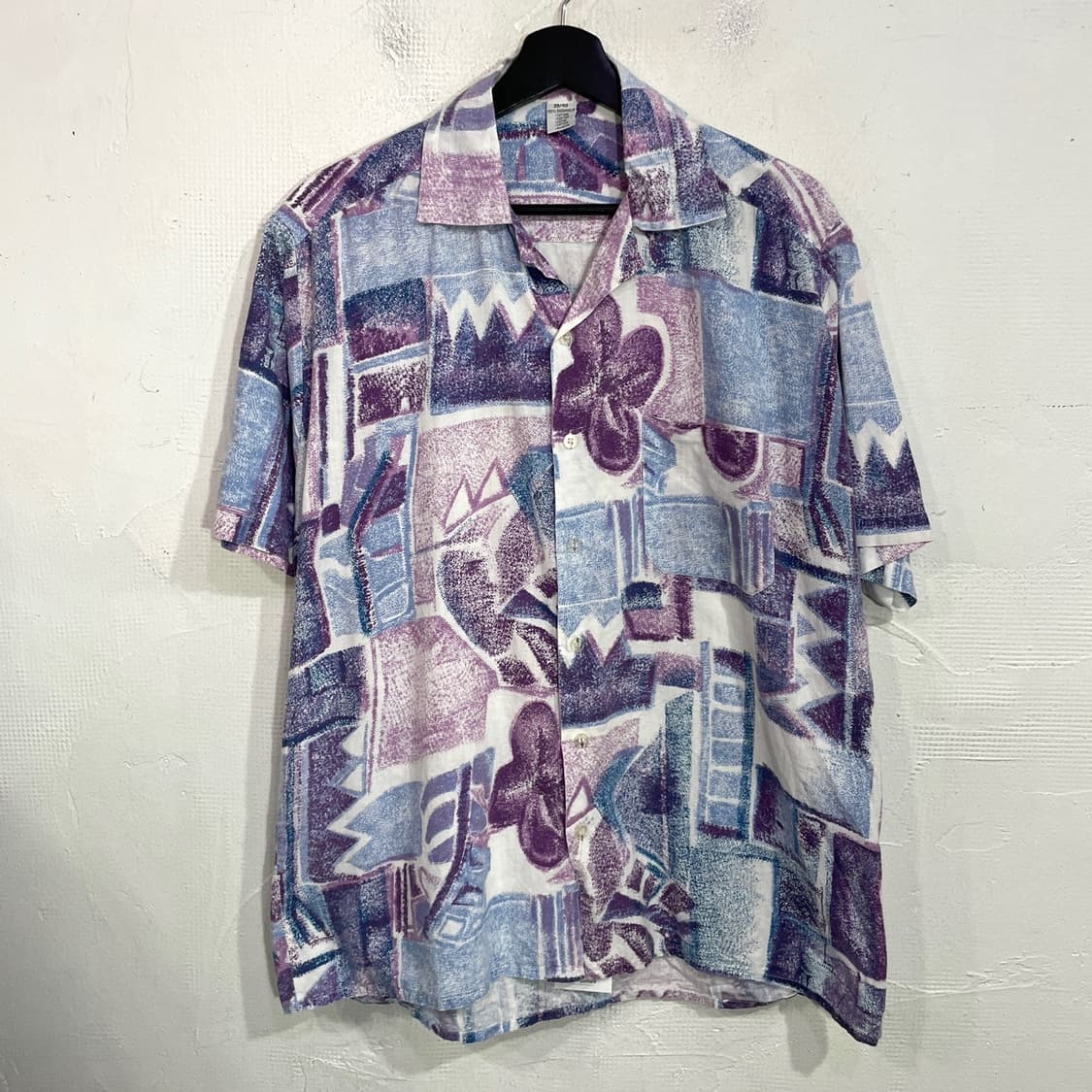 빈티지 패턴 반팔셔츠 상품이미지2