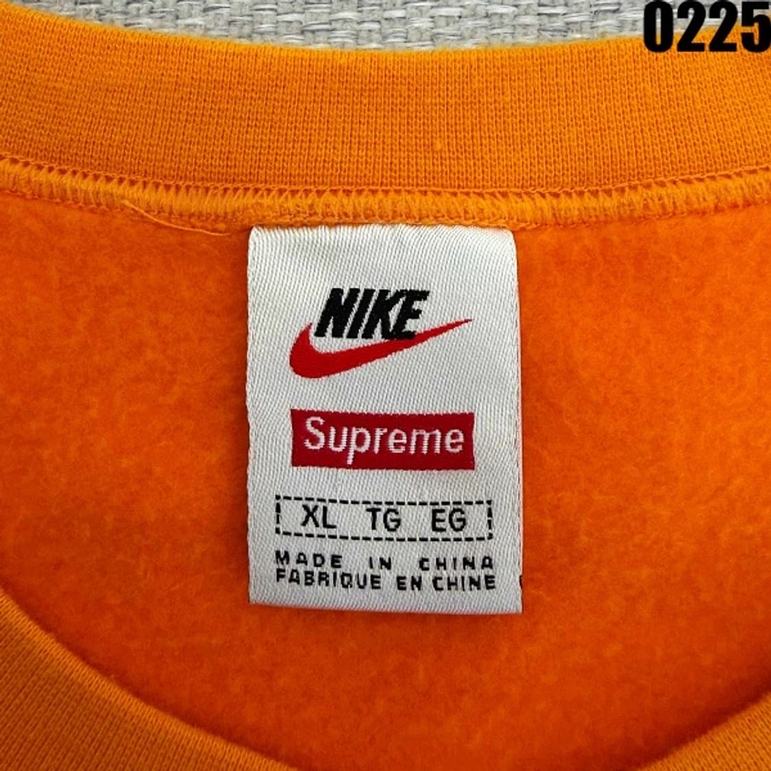나이키 슈프림 스웻셔츠 맨투맨 XL 0225  상품이미지4