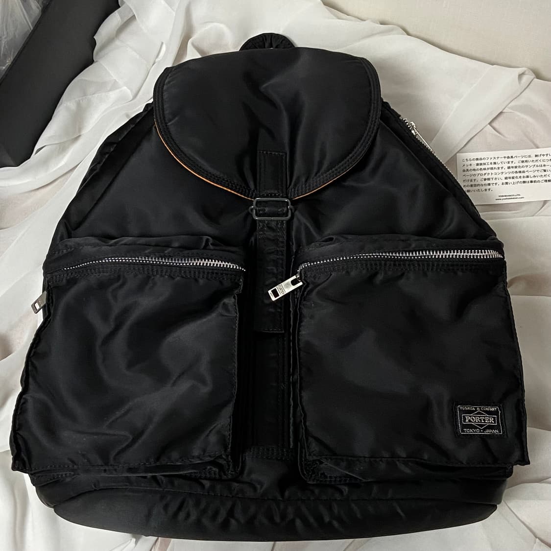 신형)PORTER 포터 탱커 백팩 럭색 지퍼형 상품이미지1
