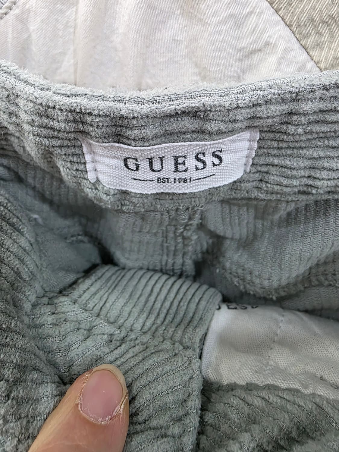 게스 여성 코듀료이 바지 상품이미지3