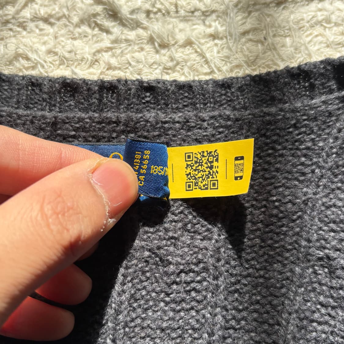 폴로 랄프로렌 꽈배기 신형 베스트 니트 XL 상품이미지8