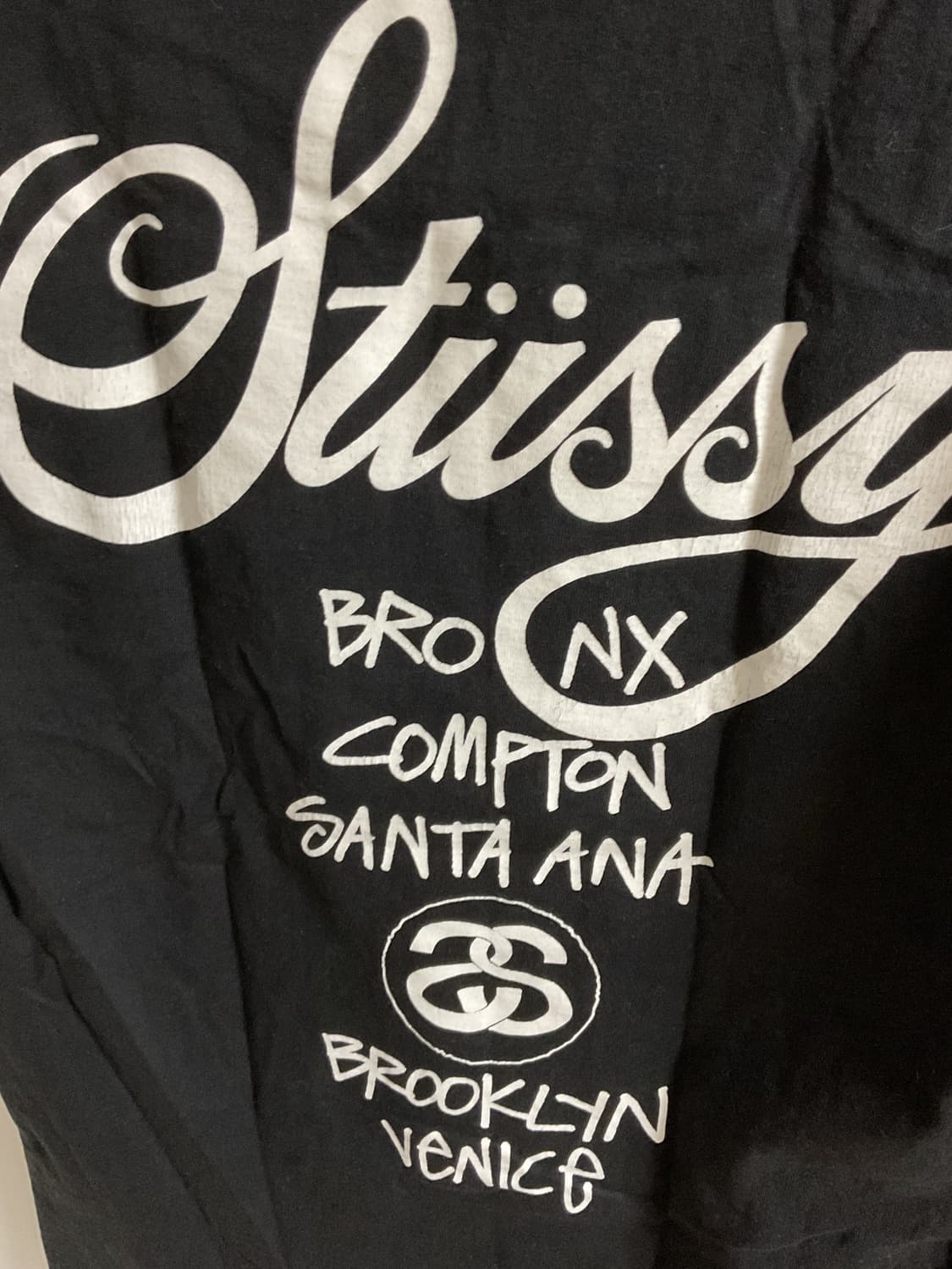 스투시 월드투어 티셔츠 블랙 2023 상품이미지5