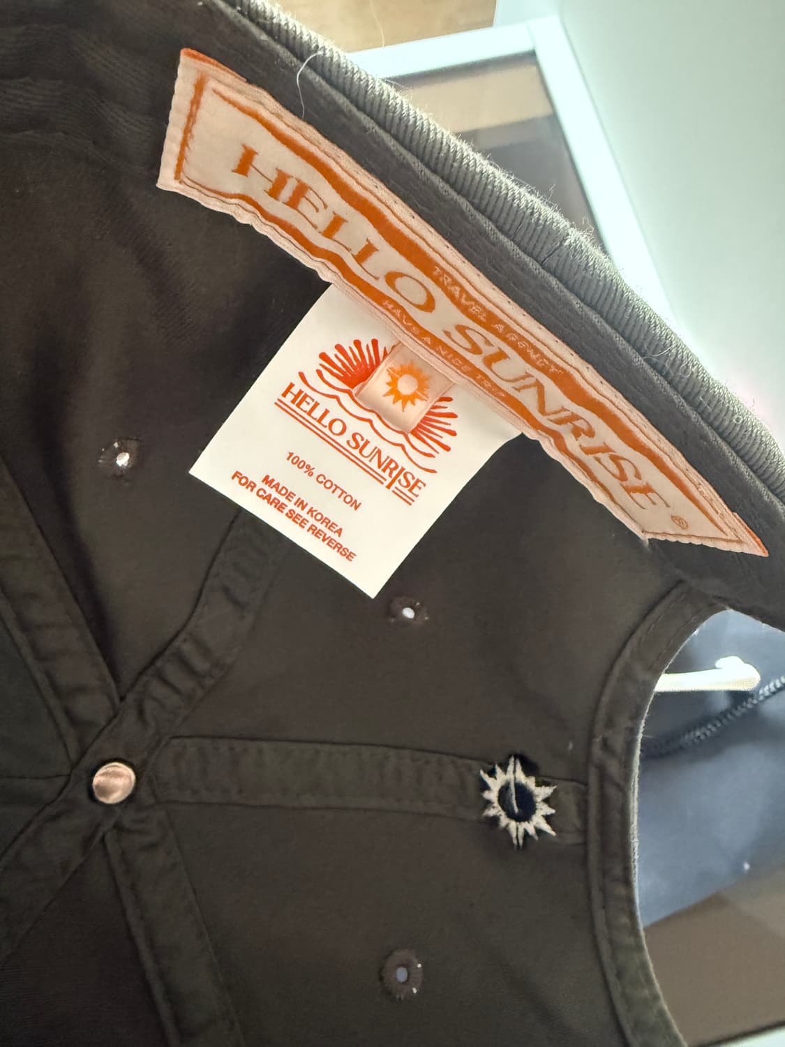 헬로선라이즈 6panel cap khaki 상품이미지4