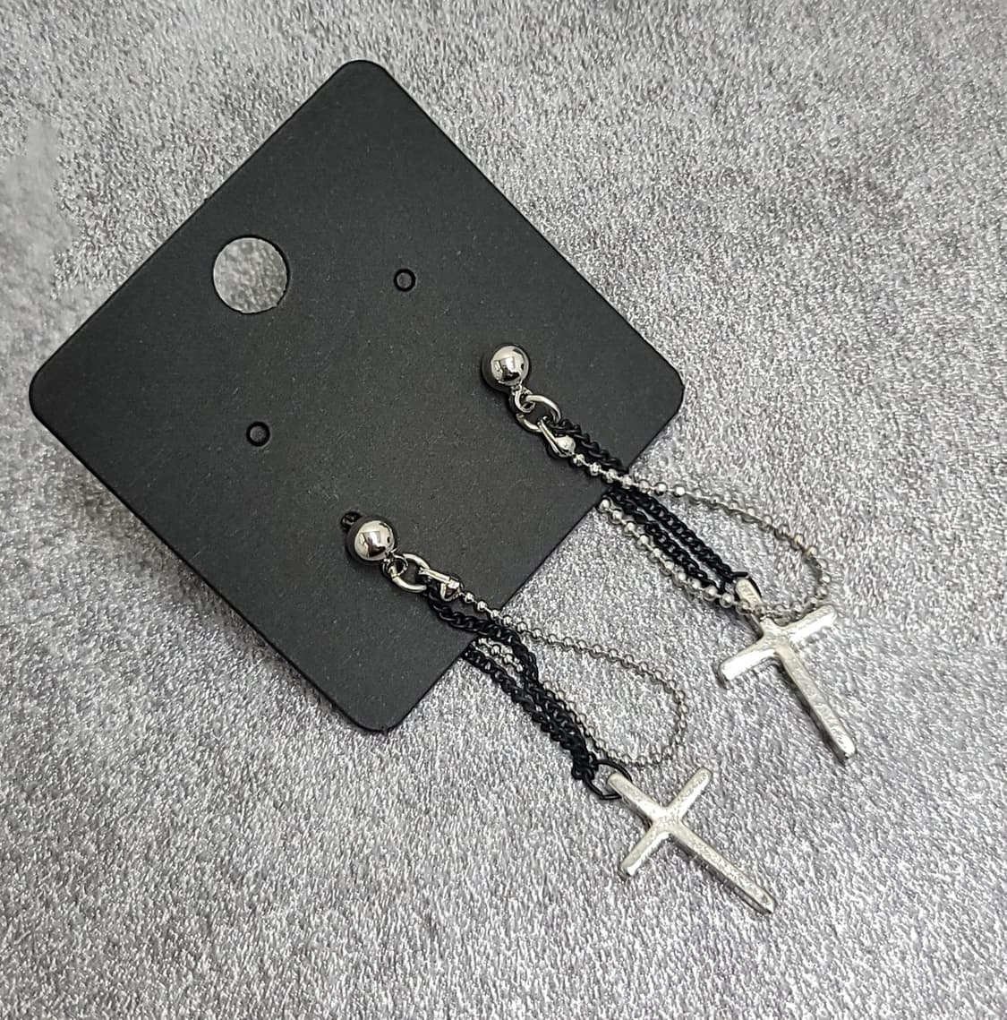 cross earrings 상품이미지2