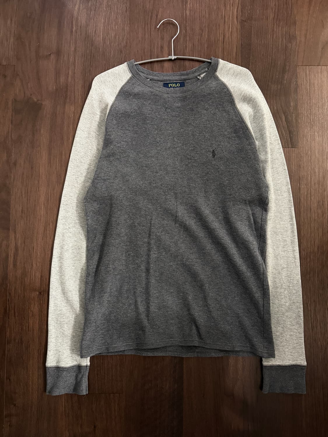 폴로 랄프로렌 배색 와플티 상품이미지1