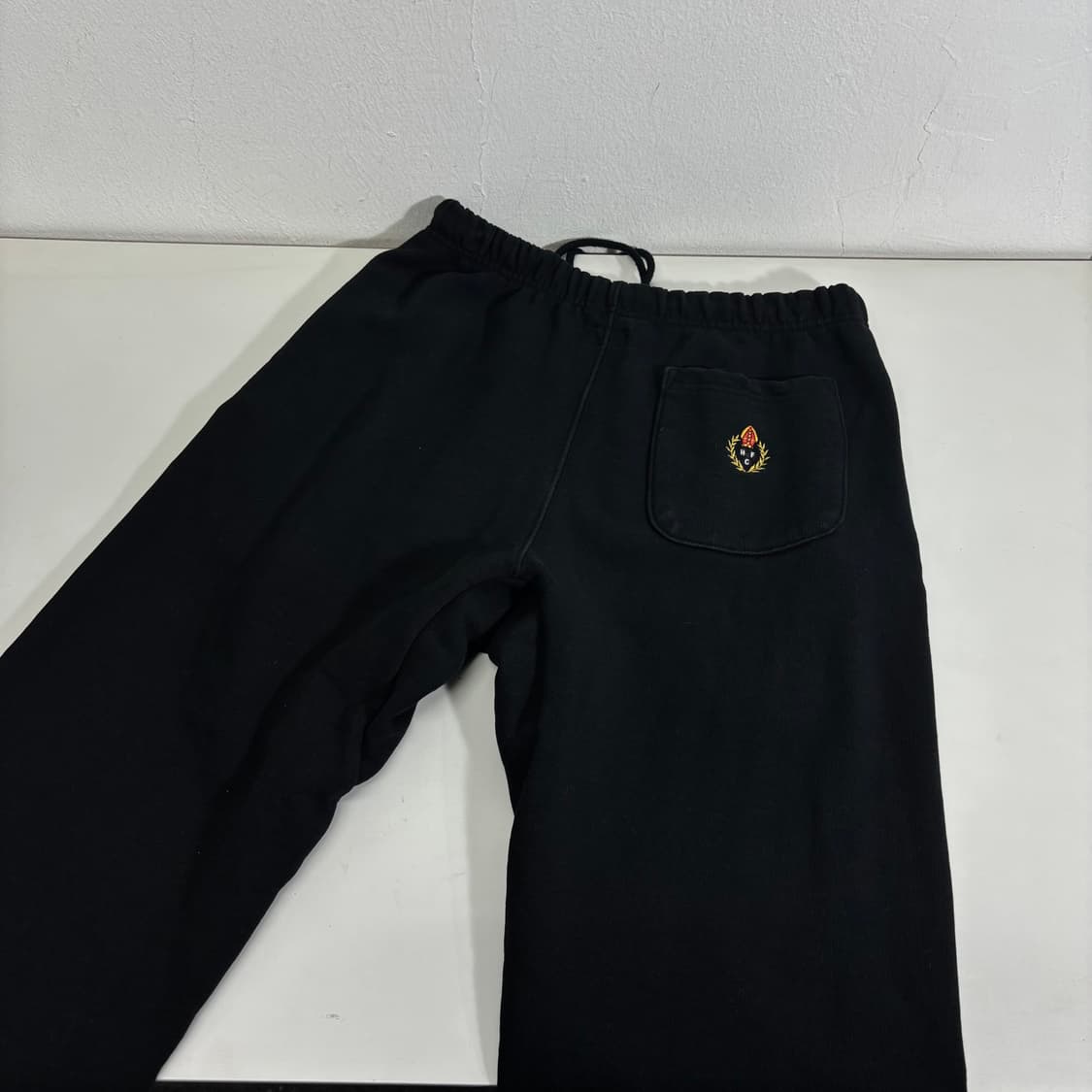 S 헤리티지플로스 블랙 스웻 조거팬츠 상품이미지3