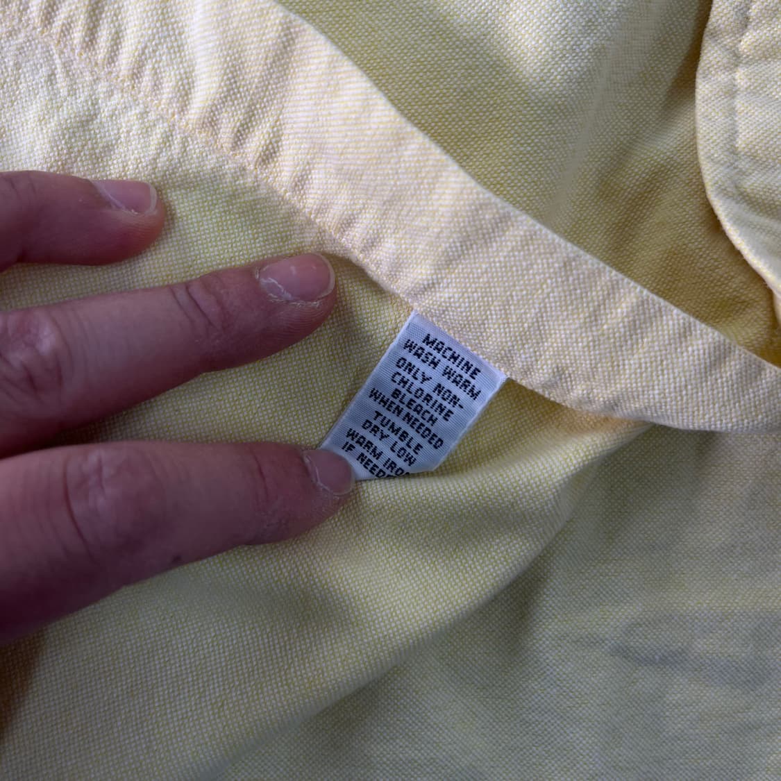 100 폴로랄프로렌 옐로우 코튼 셔츠 상품이미지9