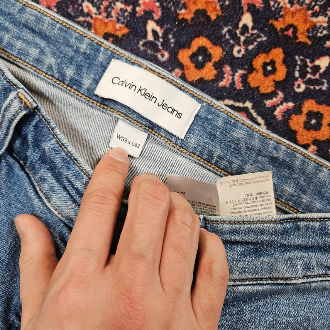 켈빈클라인 90's 스트레이트 핏 데님 33 상품이미지7