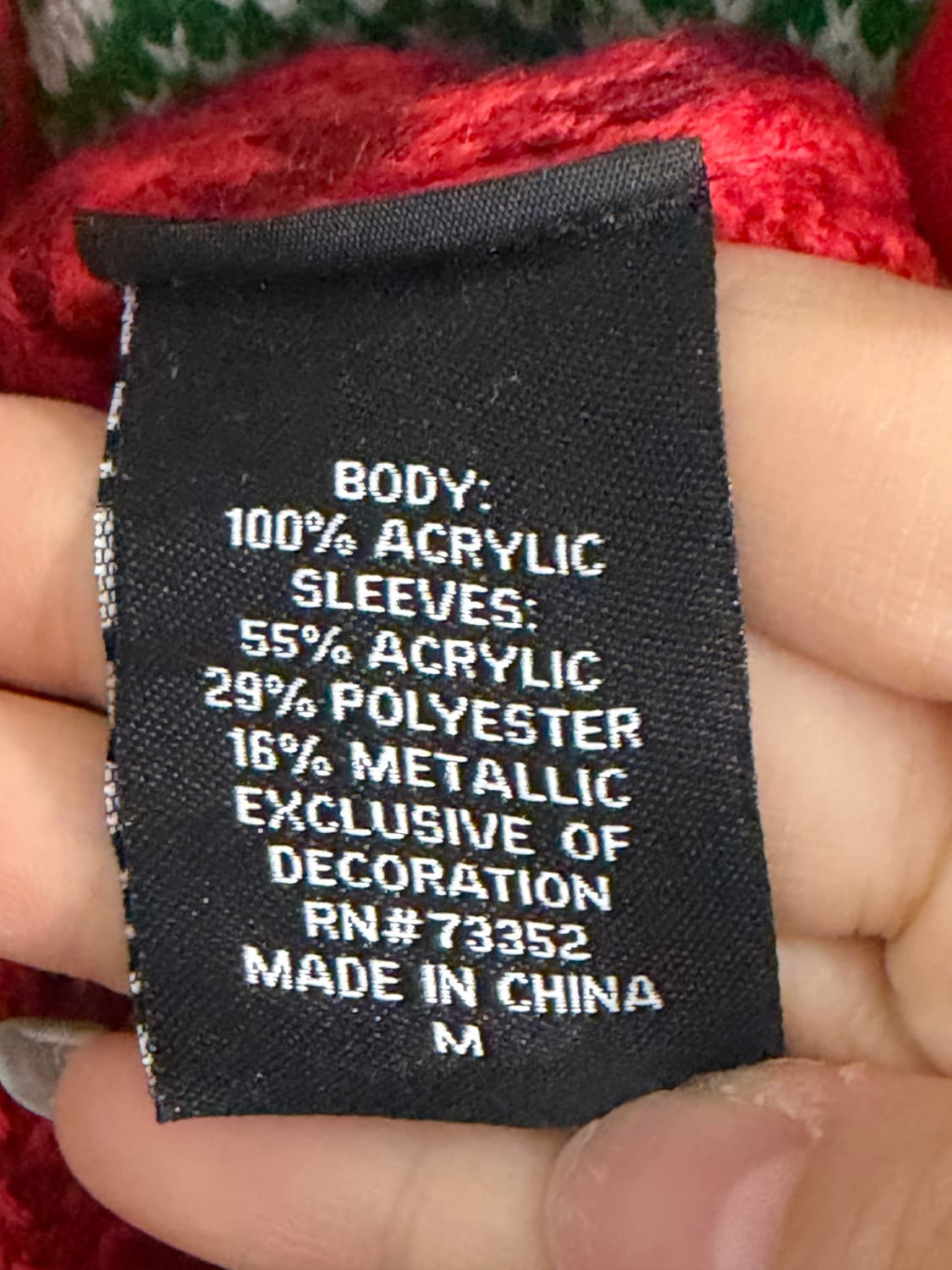 U.S.A. 크리스마스 플라밍고 어글리니트 L (종소리) 어글리스웨터 상품이미지8