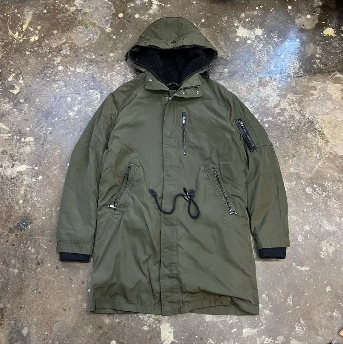 M) ZARA 자라 야상 사파리자켓 상품이미지1