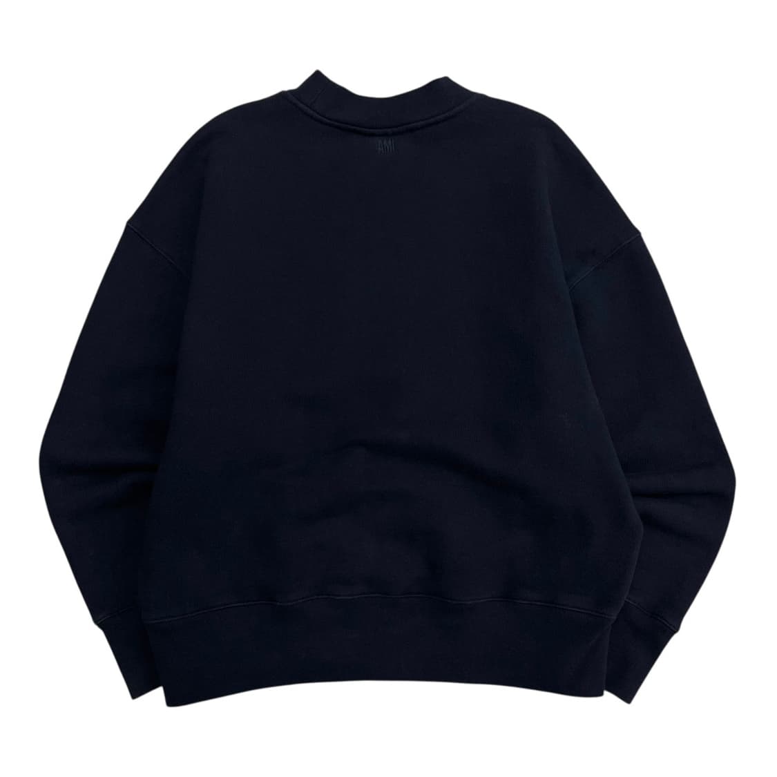 아미 레드 하트로고 네이비 맨투맨 상품이미지3