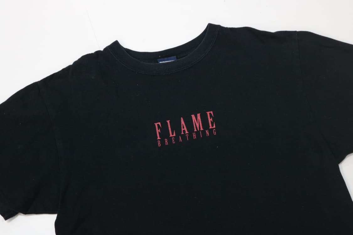 COSPA 귀멸의 칼날 렌고쿠 쿄쥬로 '화염의 호흡' 그래픽티셔츠 (L) 상품이미지6