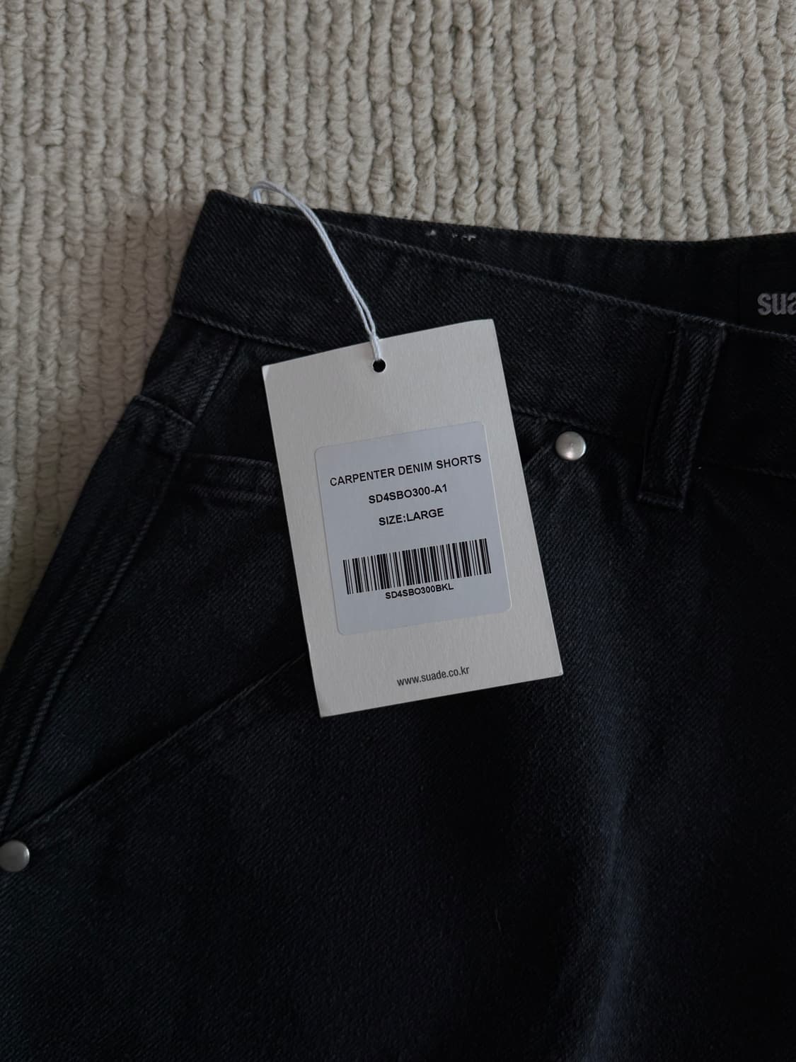(새상품) 스웨이드 - CARPENTER DENIM SHORTS 상품이미지2