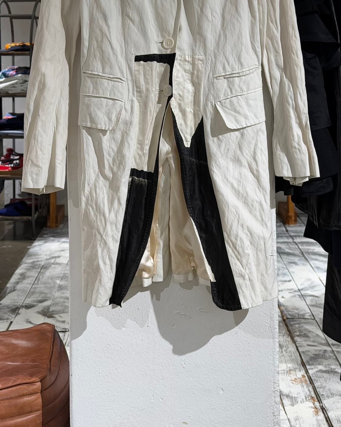 앤드뮐미스터 화이트 아카이브 아티저널 코트 상품이미지5