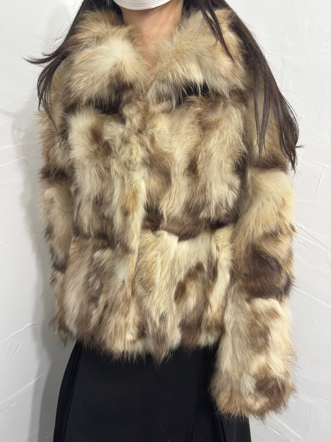spiral girl raccoon fur jacket 상품이미지3