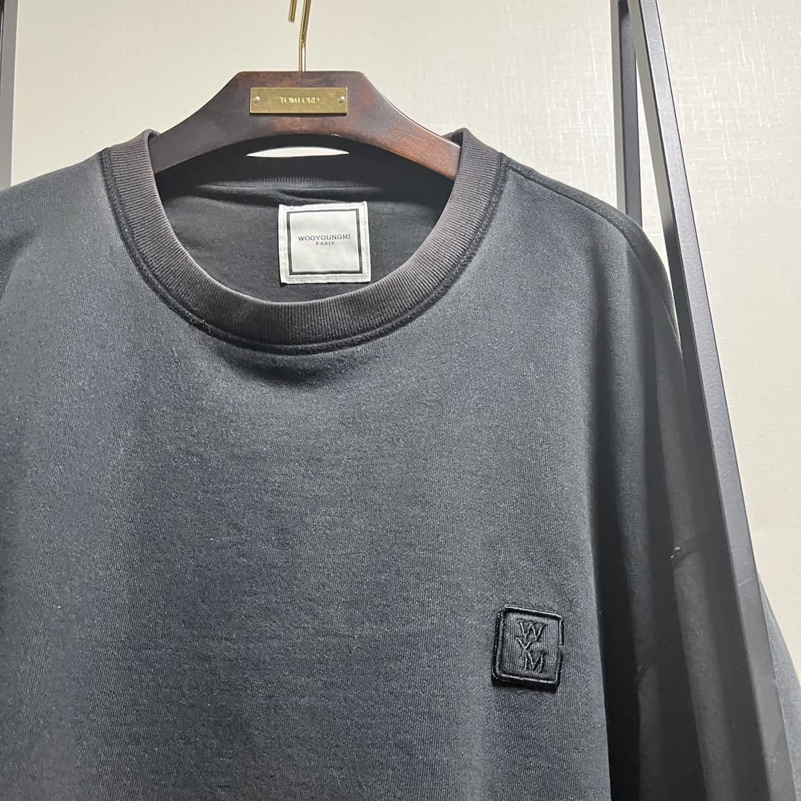 정품 50) 우영미 나비 백로고 맨투맨 스웨트 셔츠 105 상품이미지3