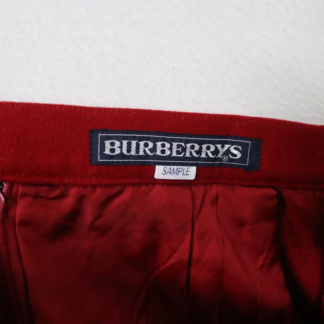 90'S 버버리 울 스커트 62774 상품이미지7