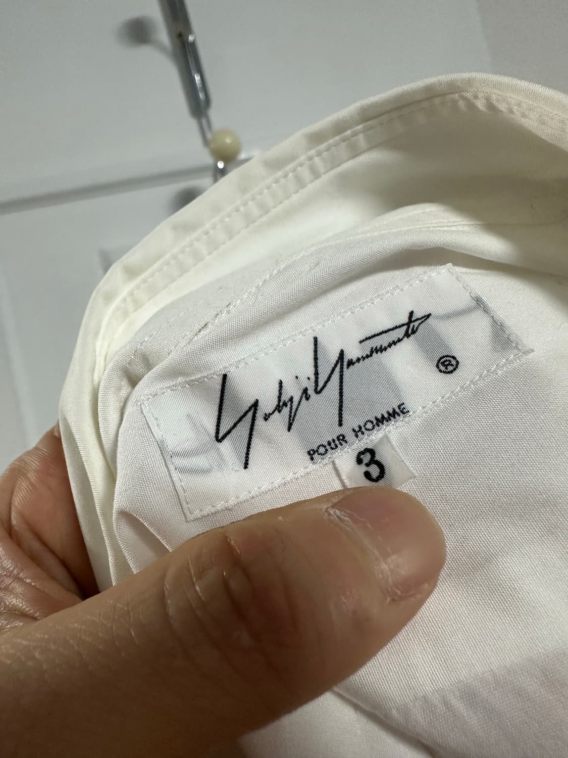 요지야마모토 뿌르 옴므 베스트 디테일 셔츠 상품이미지3