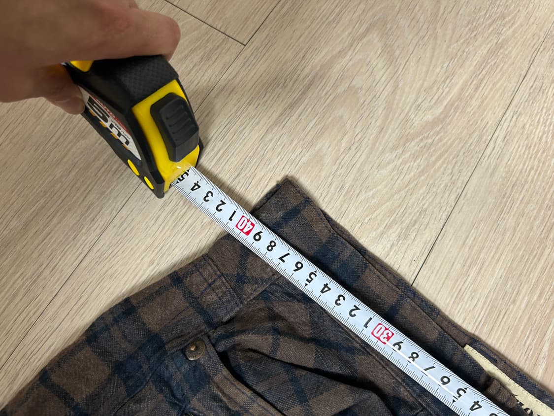 빈티지 펑크 체크바지 상품이미지3