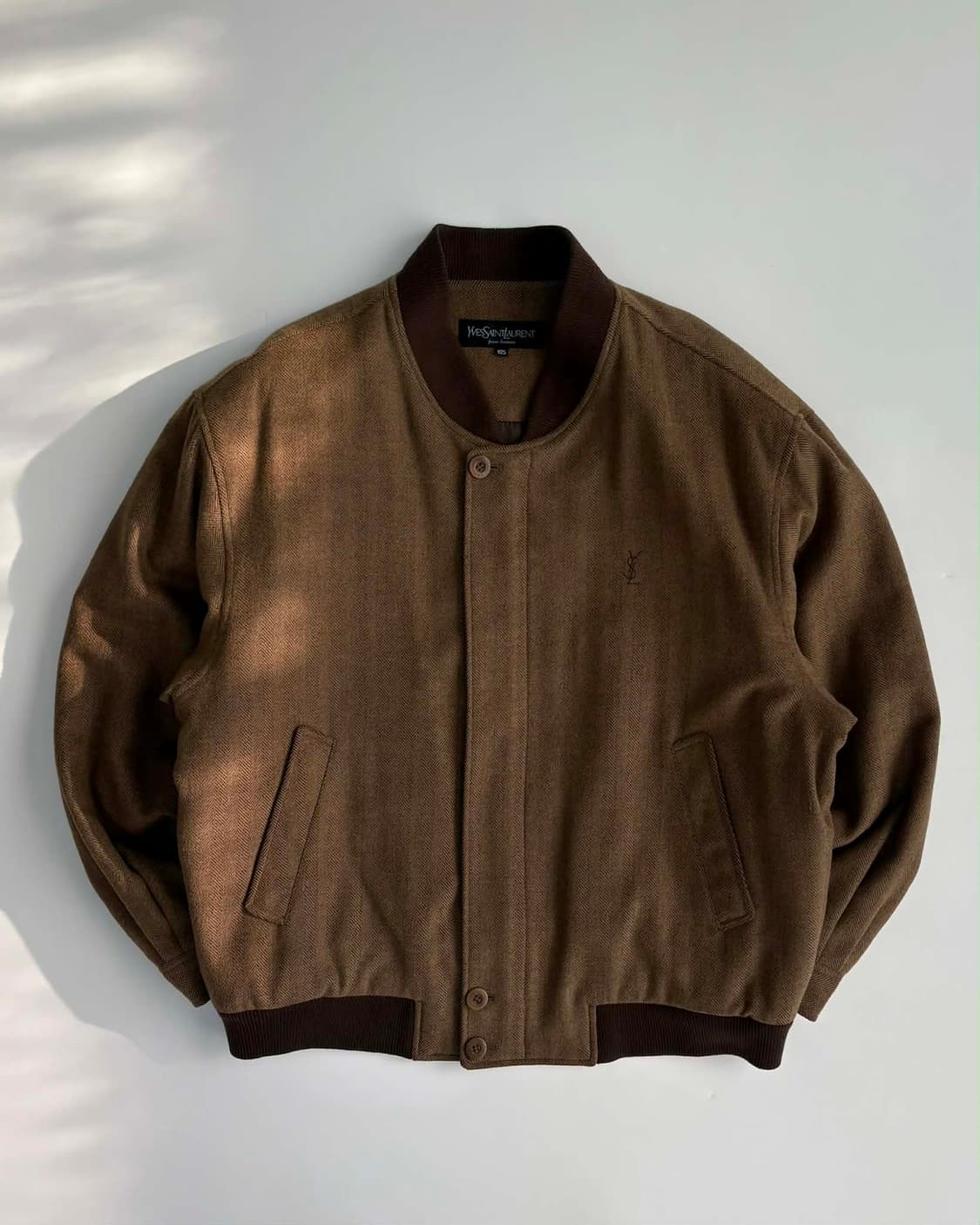 [105] 입생로랑 YSL 헤링본 울 바시티 자켓 상품이미지1