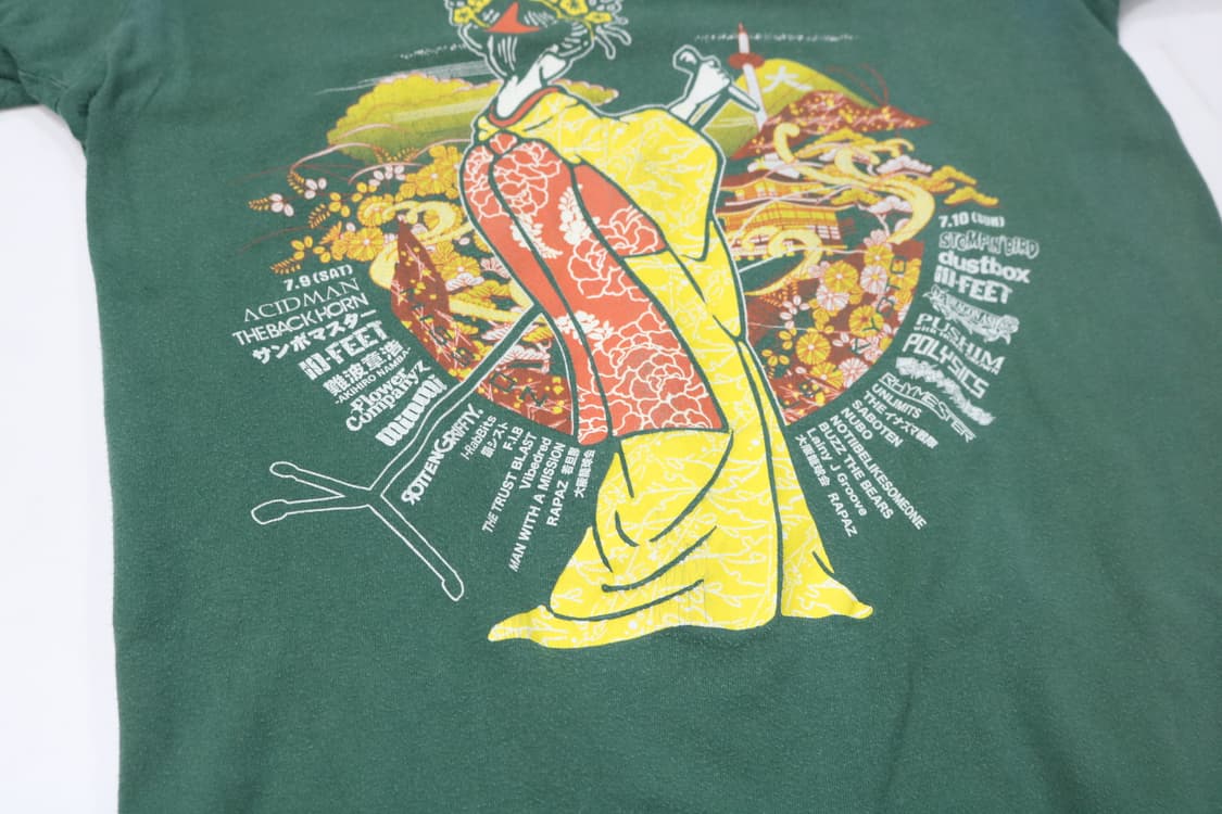 재팬 도쿄 대작전 2011 기모노 그래픽 밴드티셔츠 상품이미지4