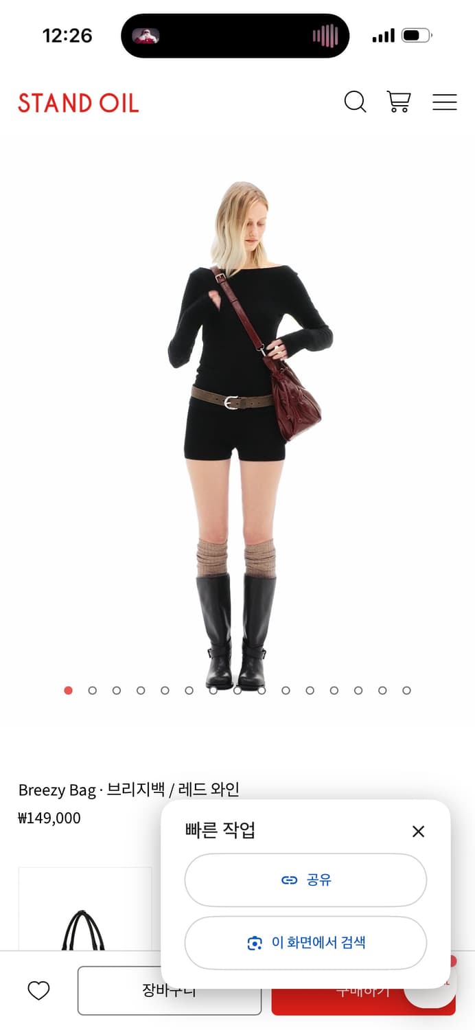 스탠드오일 브리지백 / 구매가 149,000 상품이미지2