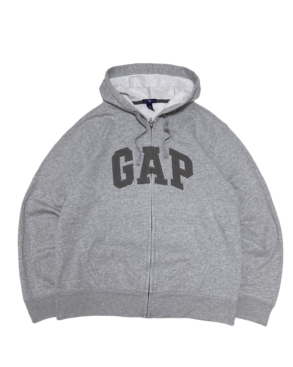 갭 GAP 로고 회색 후드집업 상품이미지1