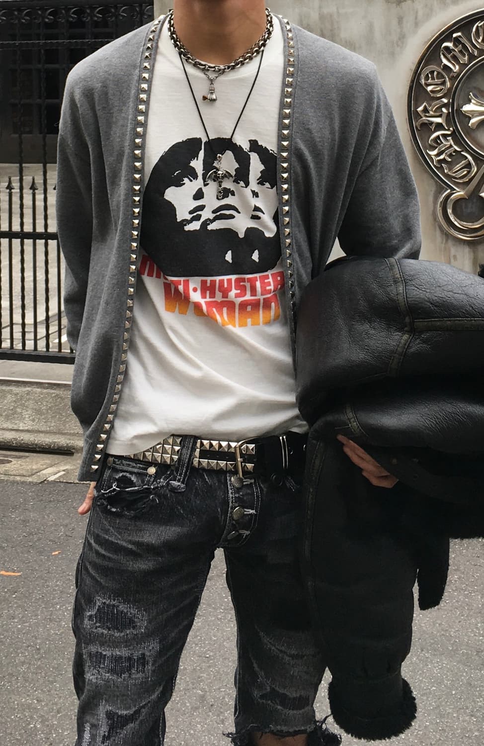 Hysteric Glamour Stud Cardigan  상품이미지1