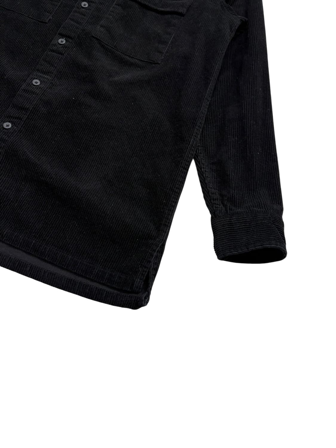 무신사 스탠다드 코듀로이 셔츠 블랙 상품이미지4
