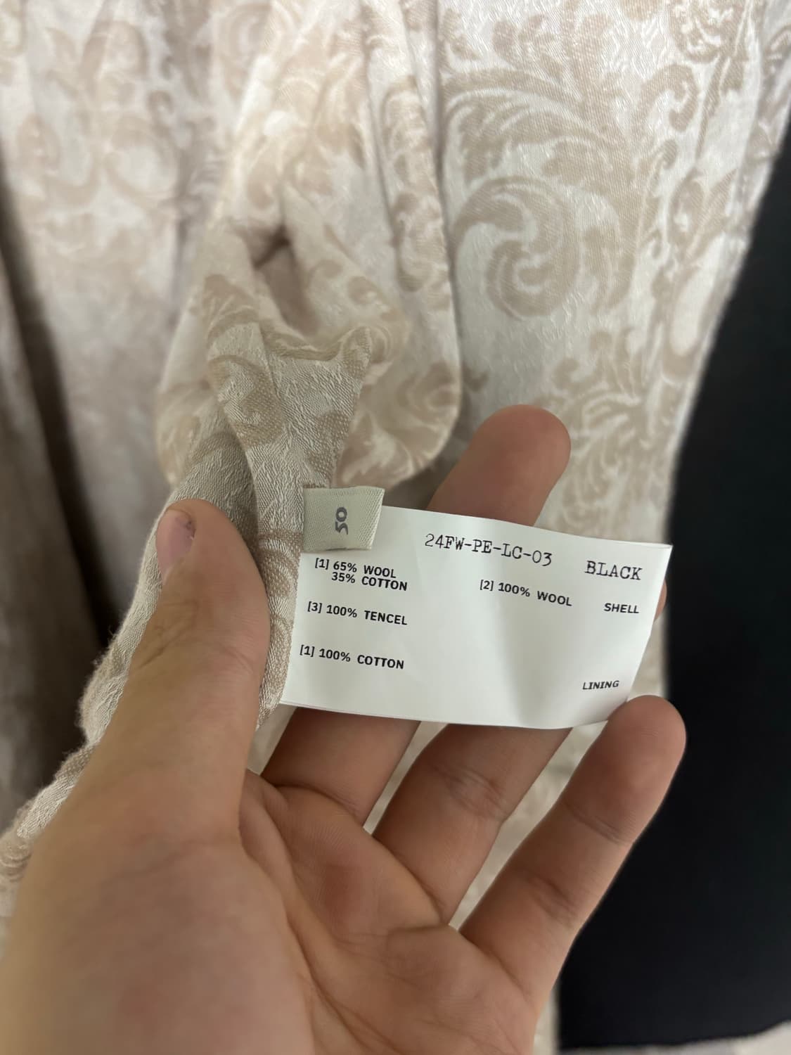 Professor E 24FW Redingote black 상품이미지7