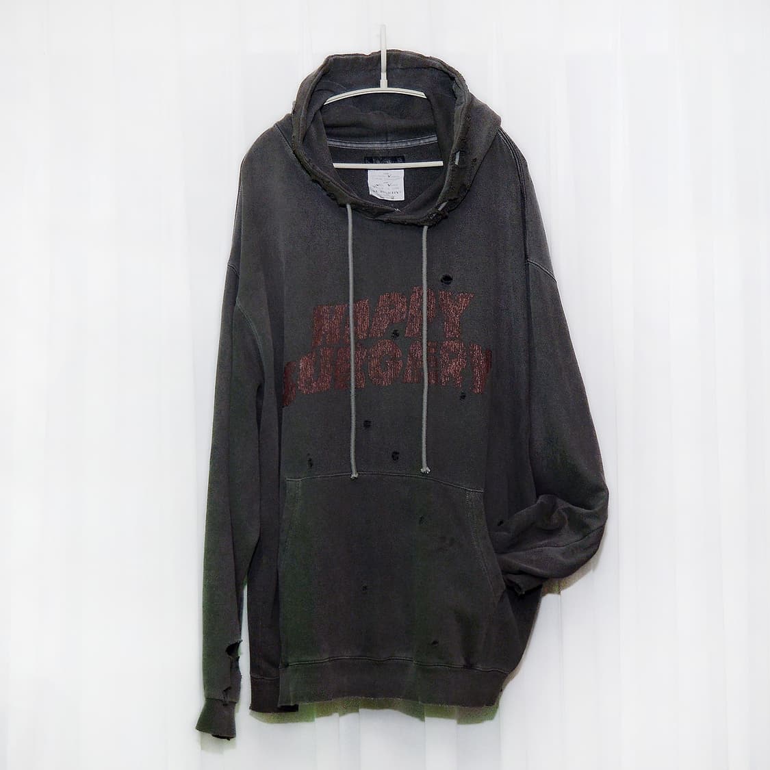 써저리 x 해피피플 락 피그먼트 오버핏 후디 (105~110+) 상품이미지2