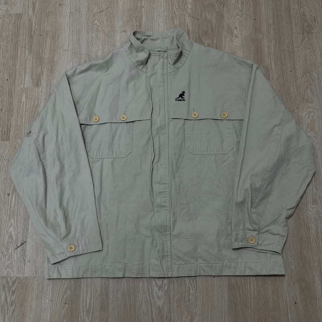 캉골 브랜드 헤리티지 코튼 블루종 워크자켓 L/100 상품이미지1