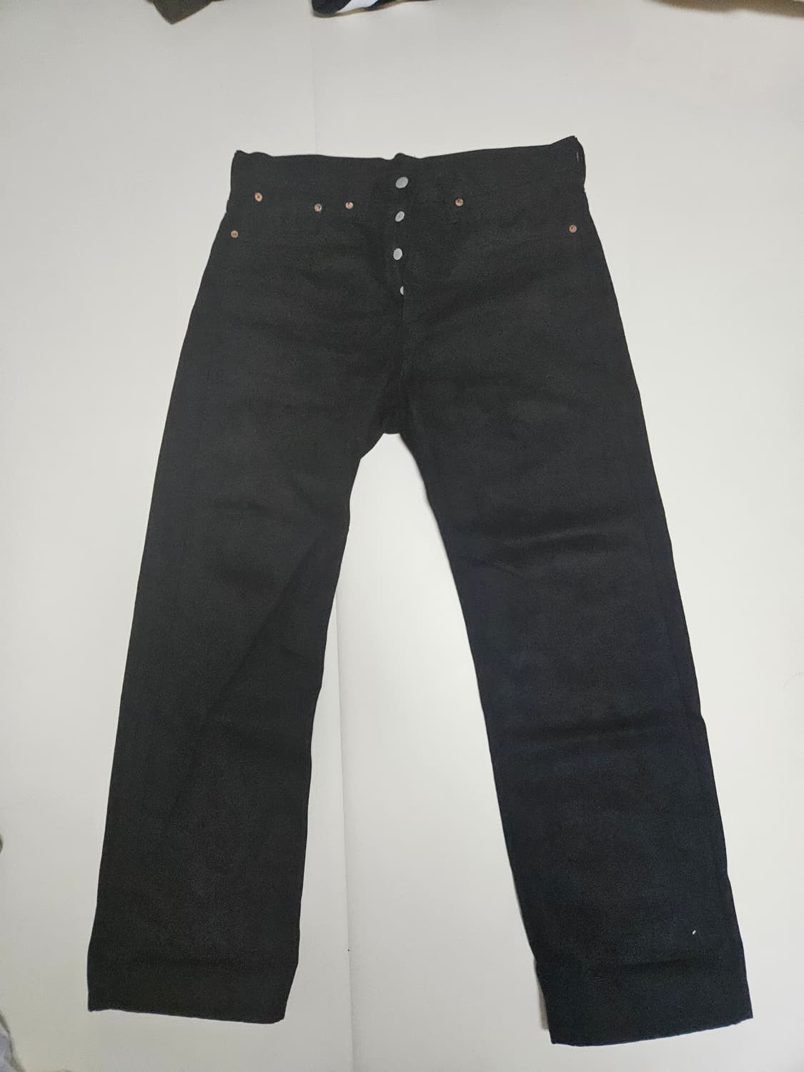 rrl 빈티지5포켓 블랙온블랙 33/30 상품이미지1