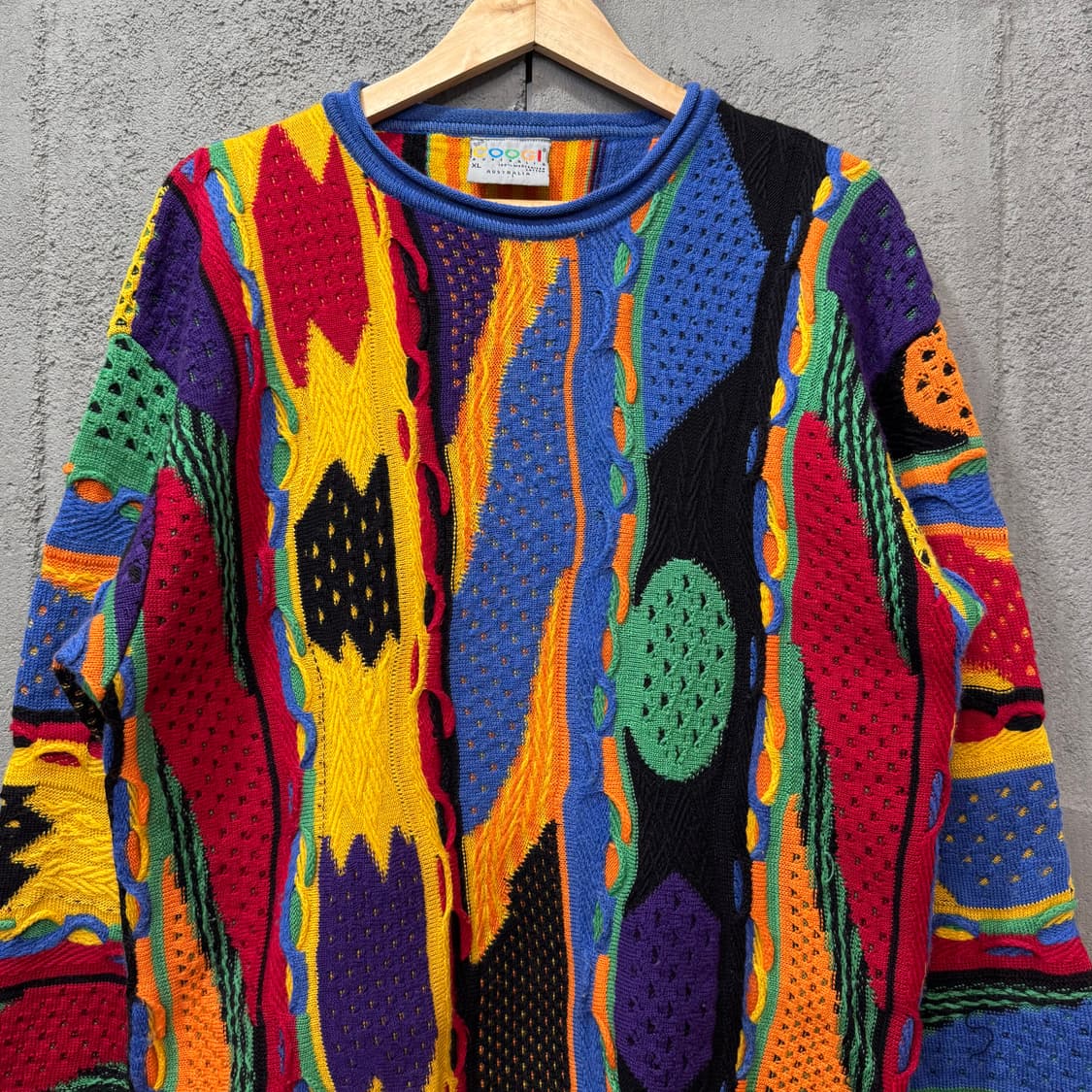 90s 쿠지 케이블 니트 made in Australia (L) 상품이미지2