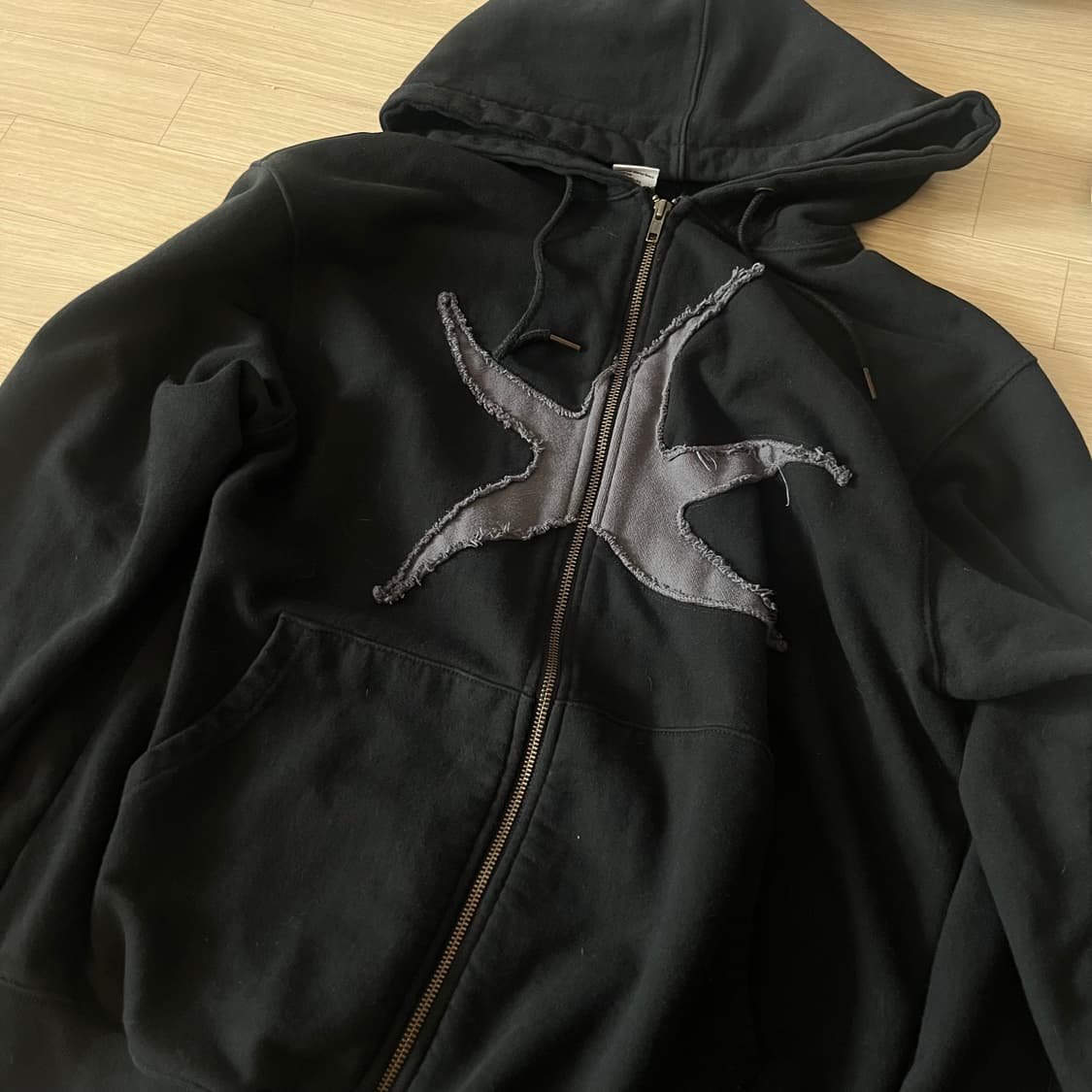 더콜디스트모먼트 후드집업 블랙 M 상품이미지1