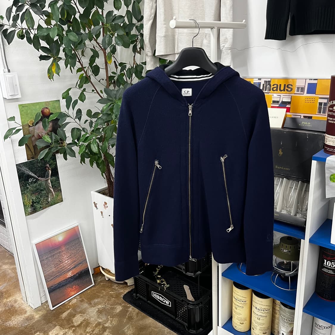 Cp컴퍼니 고글후드 니트집업 L 상품이미지3