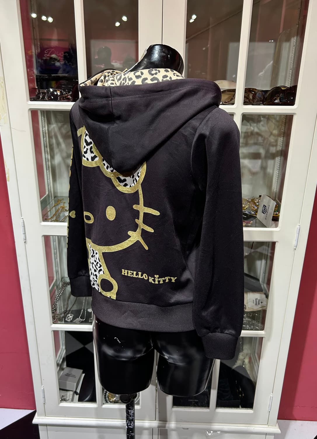 hello kitty hooded zip up 헬로키티 호피 후드집업 상품이미지2