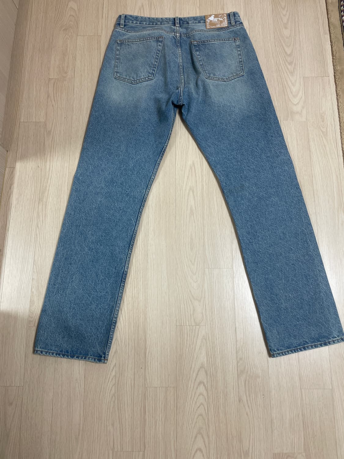 모드나인 웨스턴 워싱 데님팬츠 (1회착용) 상품이미지2