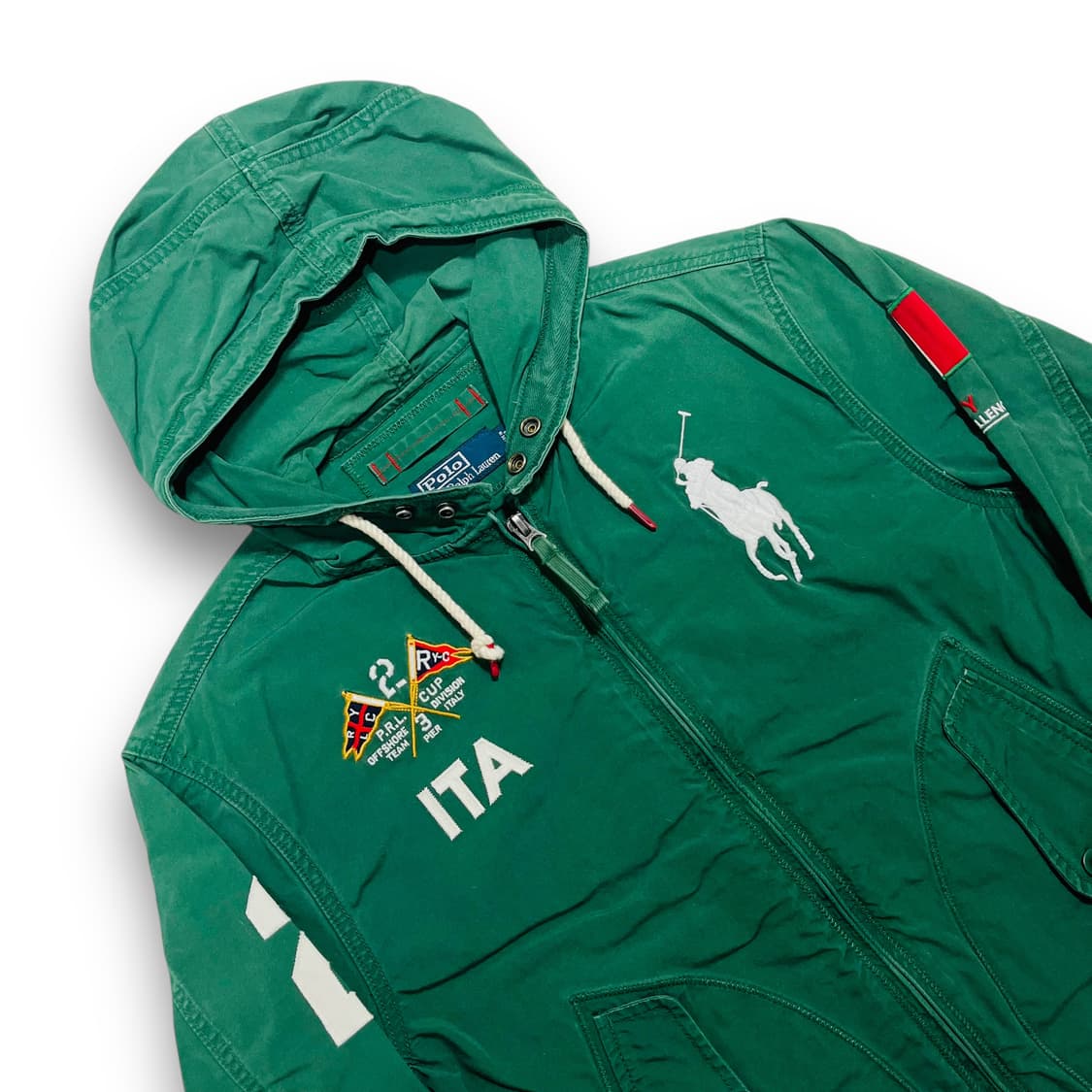 폴로 랄프로렌 빅포니 lTA-24 이탈리 요트 레이싱 후디 집업 상품이미지2