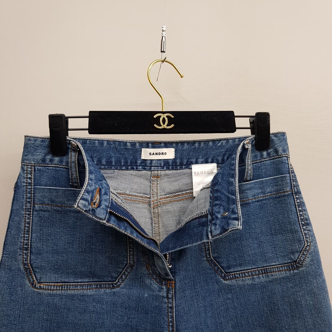 산드로 sandro 2022 세미와이드 데님팬츠 61-86사이즈 상품이미지3