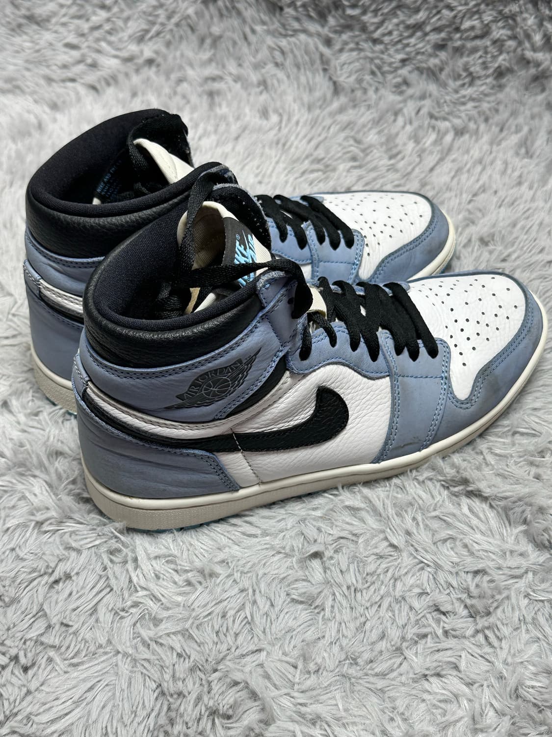 (260)조던1하이 OG 유니버시티 블루 풀박스 중고 상품이미지4